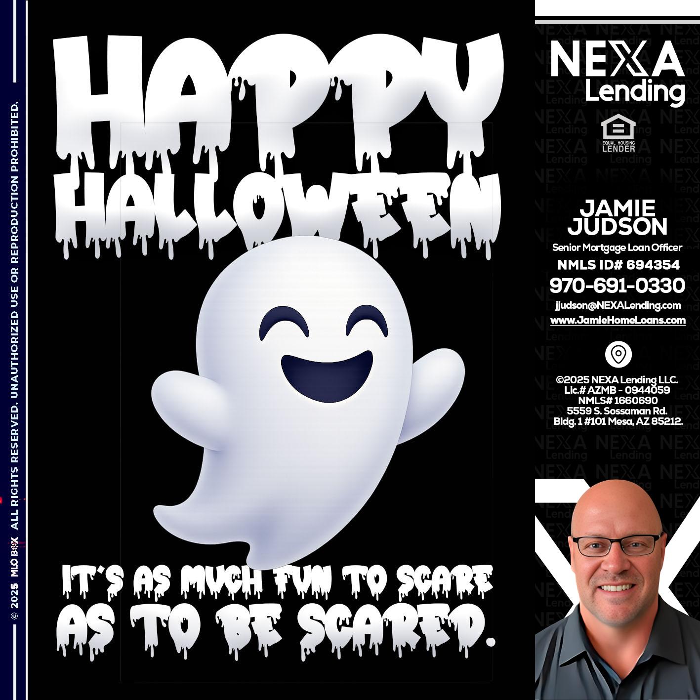 HAPPY HALLOWEEN - Jamie Judson -Senior Mortgage Loan Officer