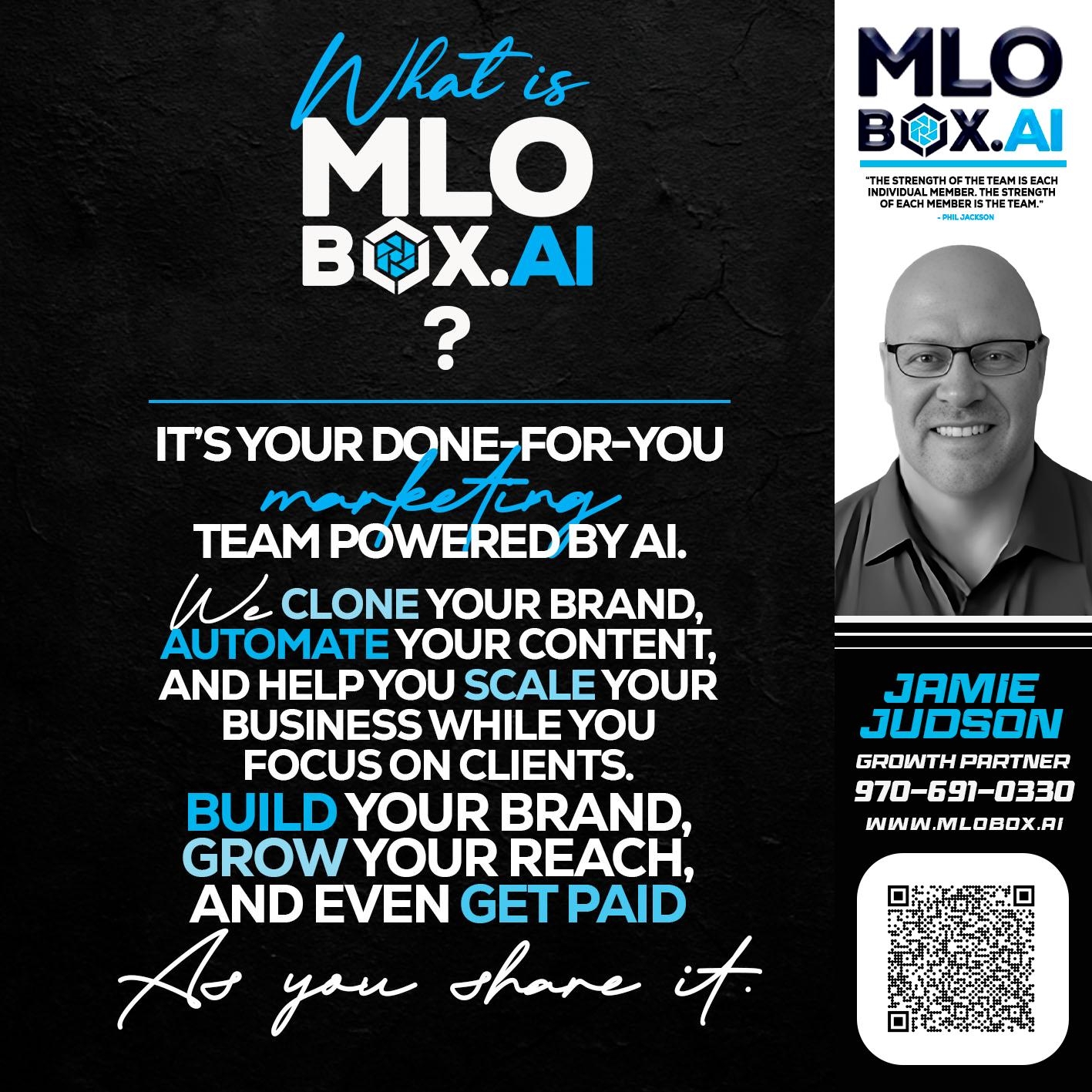 MLOBOX.AI - Jamie Judson -Senior Mortgage Loan Officer