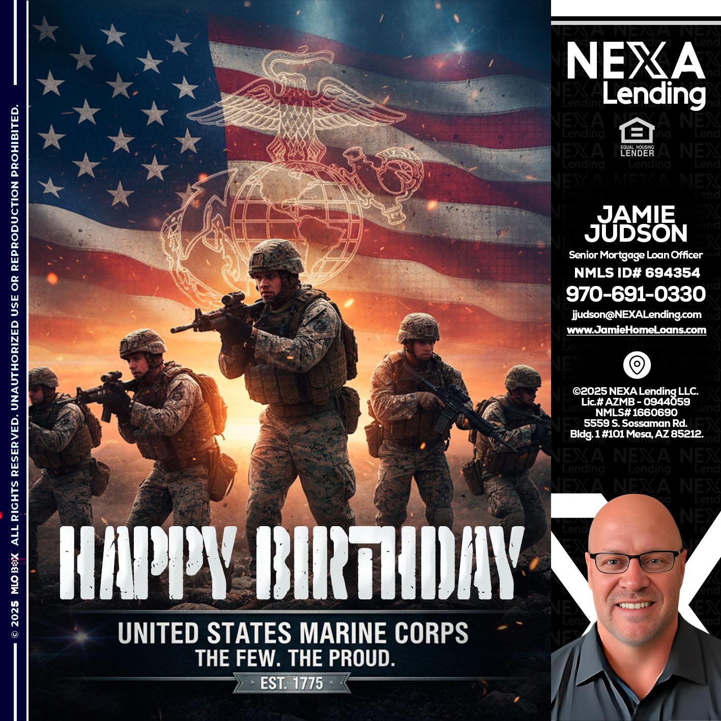 happy birthday - Jamie Judson -Senior Mortgage Loan Officer