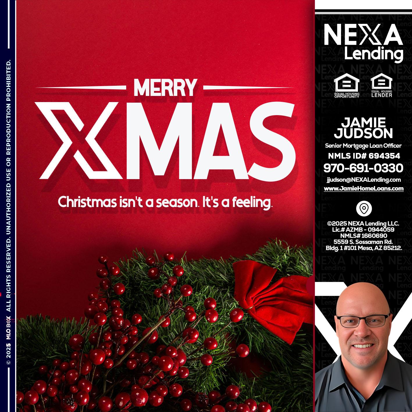 merry xmas - Jamie Judson -Senior Mortgage Loan Officer