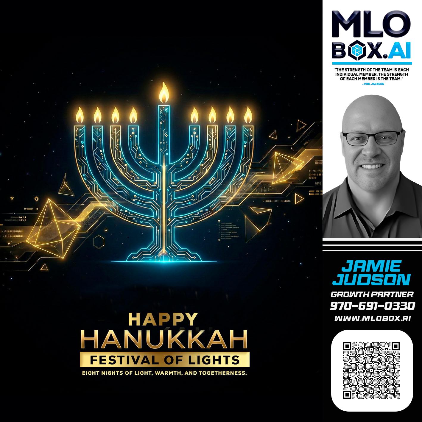 happy Hanukkah - Jamie Judson -Senior Mortgage Loan Officer