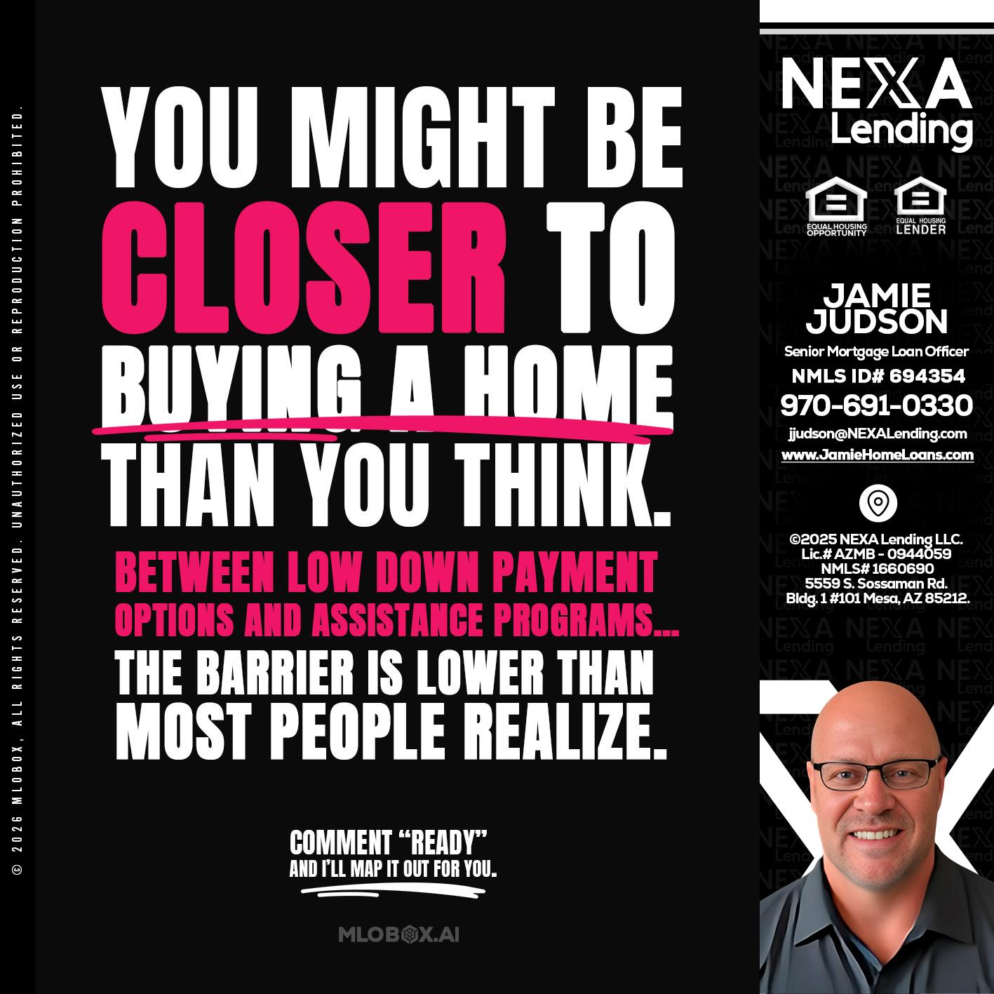 YOU MIGHT BE - Jamie Judson -Senior Mortgage Loan Officer