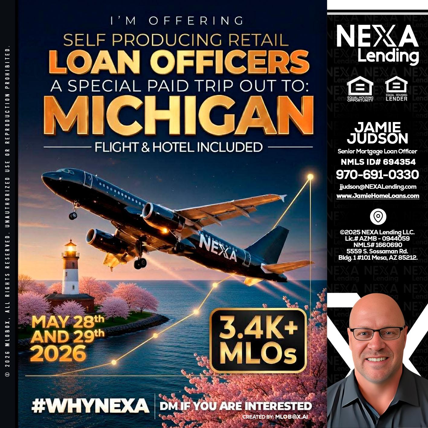 MICHIGAN TRIP - Jamie Judson -Senior Mortgage Loan Officer