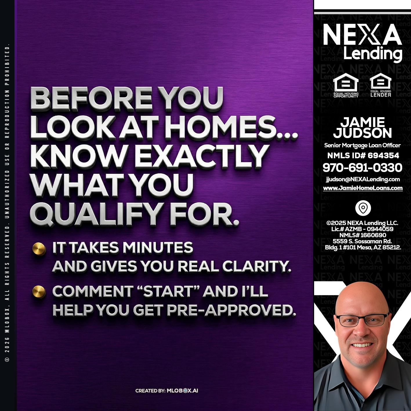 BEFORE YOU - Jamie Judson -Senior Mortgage Loan Officer