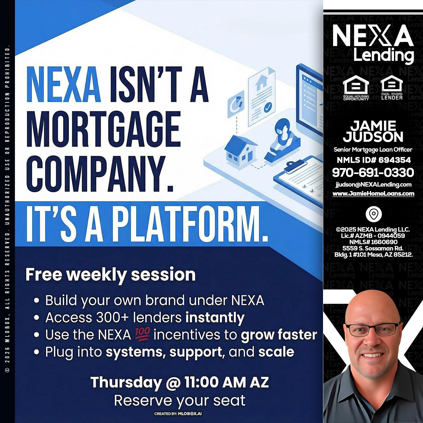 NEXA ISNT - Jamie Judson -Senior Mortgage Loan Officer