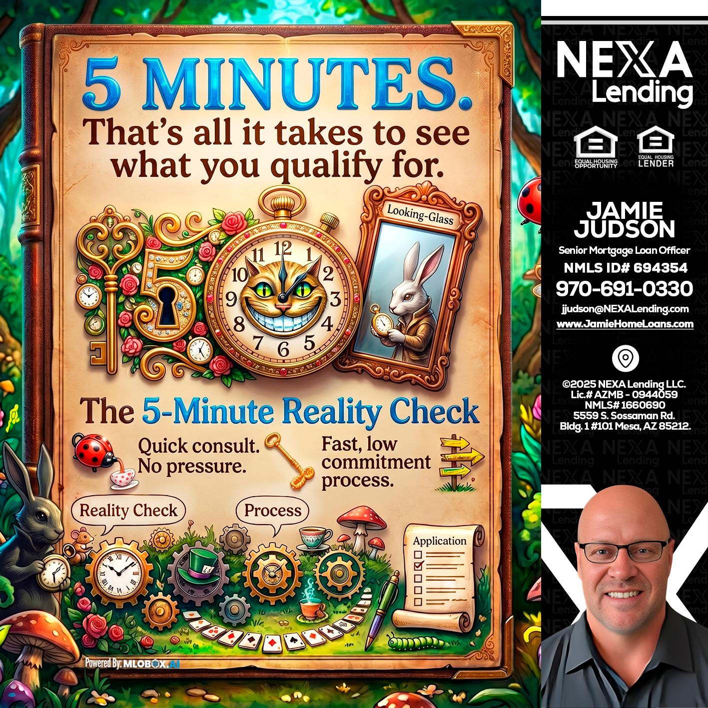 Reality Check! - Jamie Judson -Senior Mortgage Loan Officer