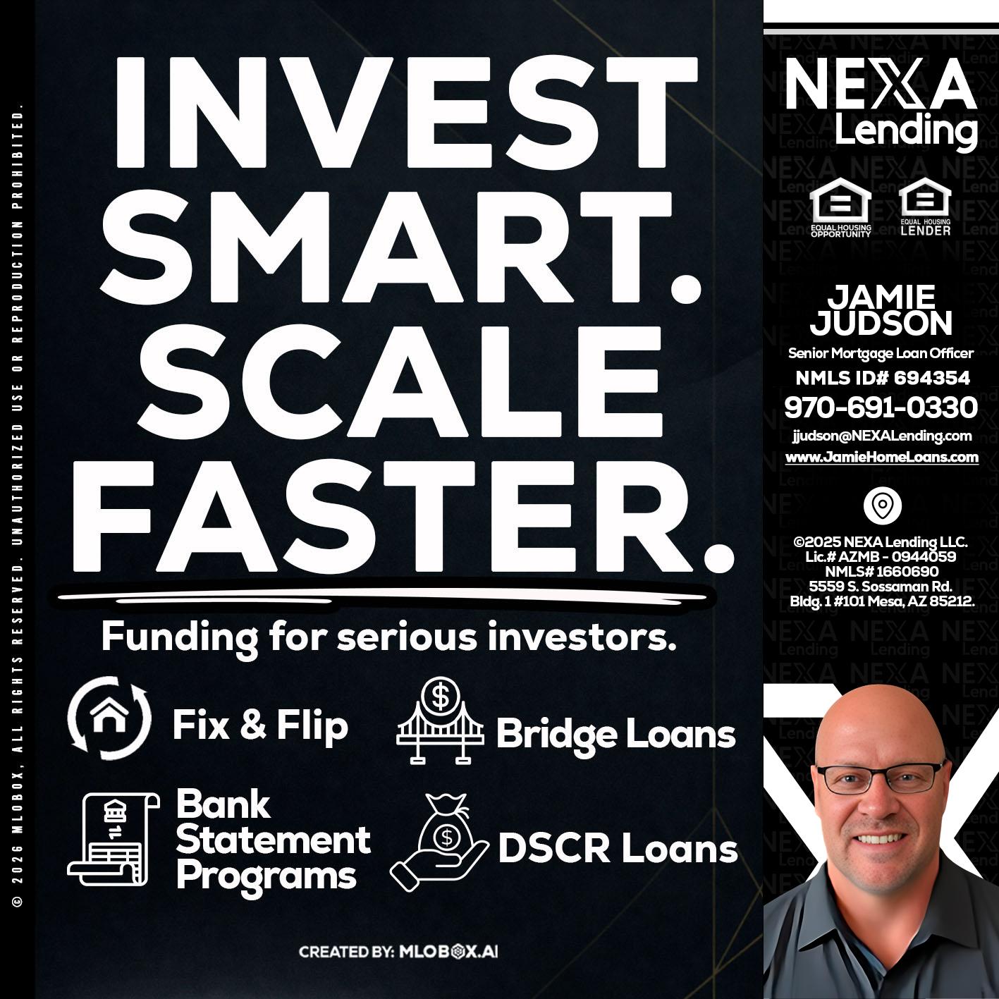 INVEST SMART - Jamie Judson -Senior Mortgage Loan Officer