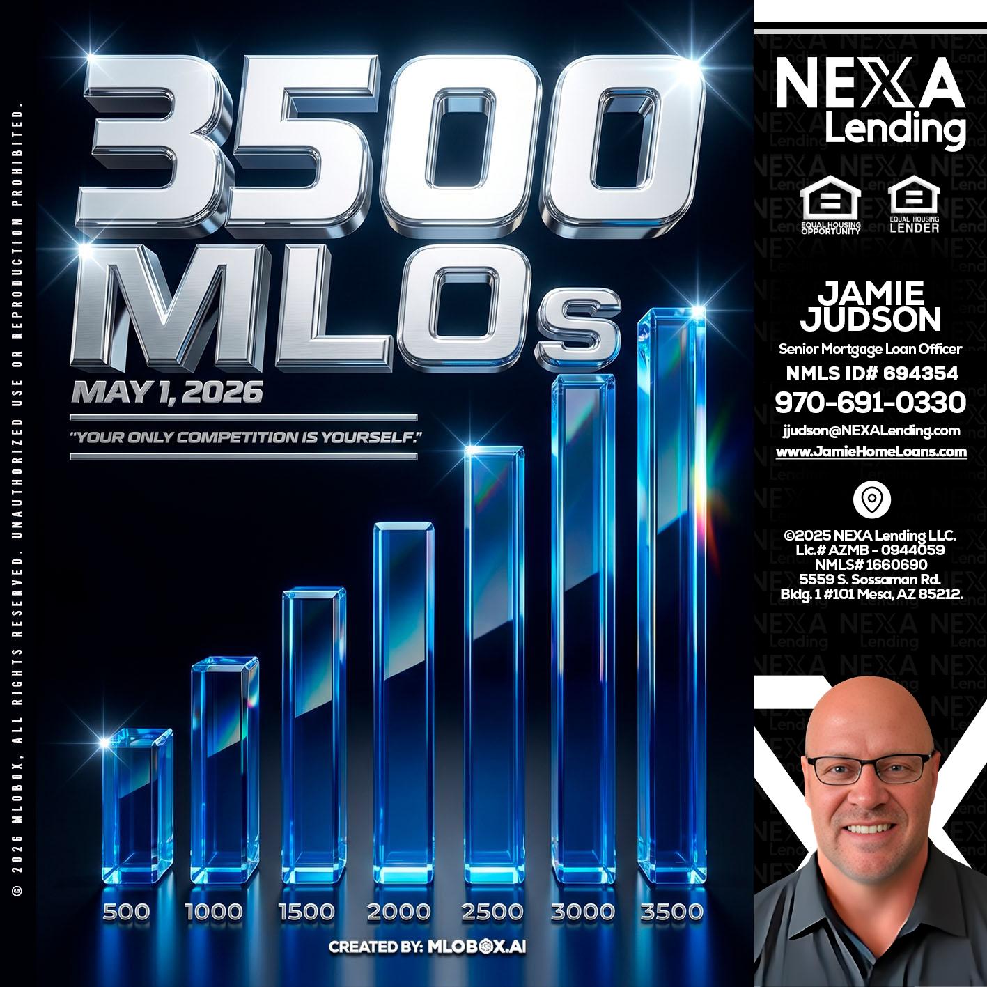 3500 MLOs - Jamie Judson -Senior Mortgage Loan Officer