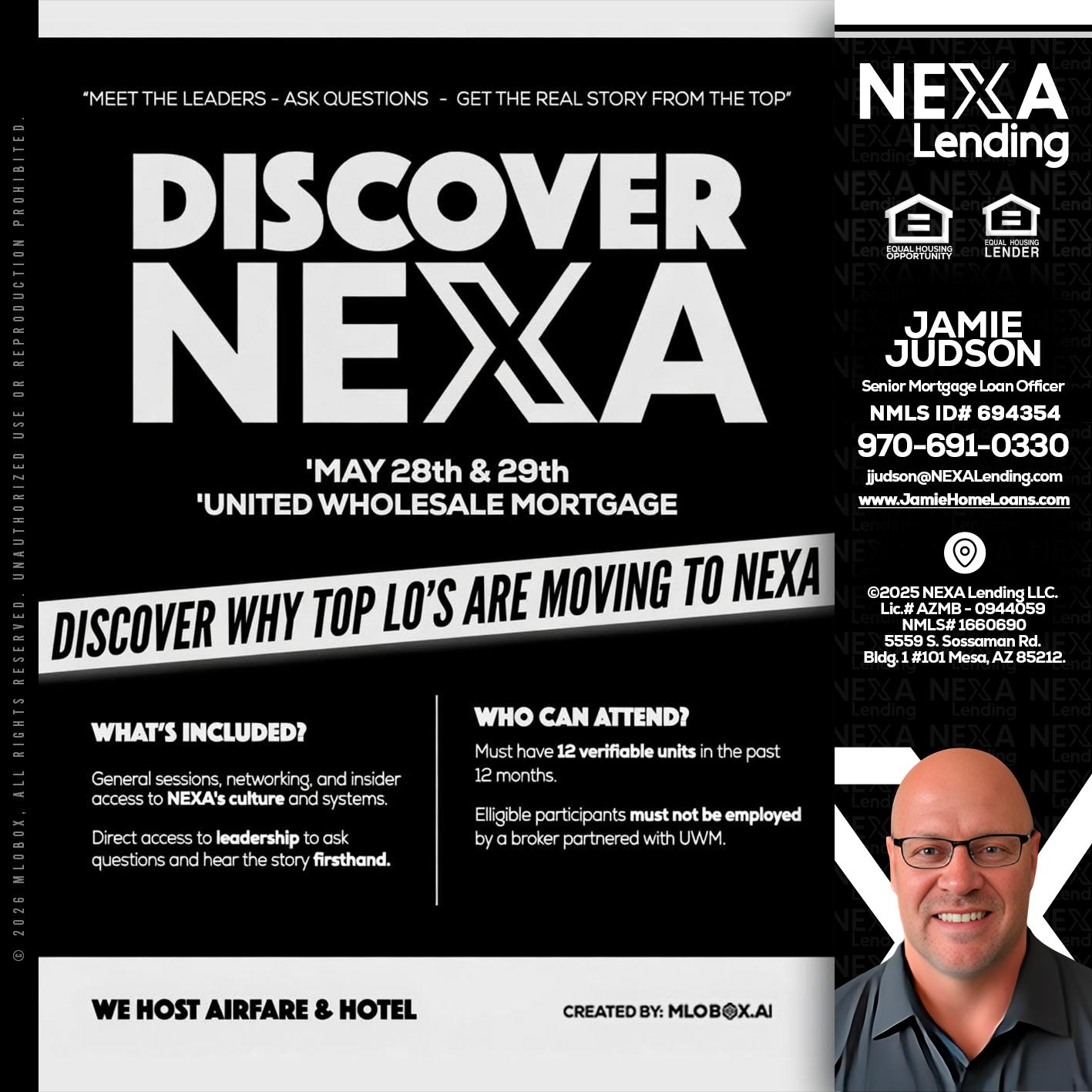 DISCOVER NEXA - Jamie Judson -Senior Mortgage Loan Officer