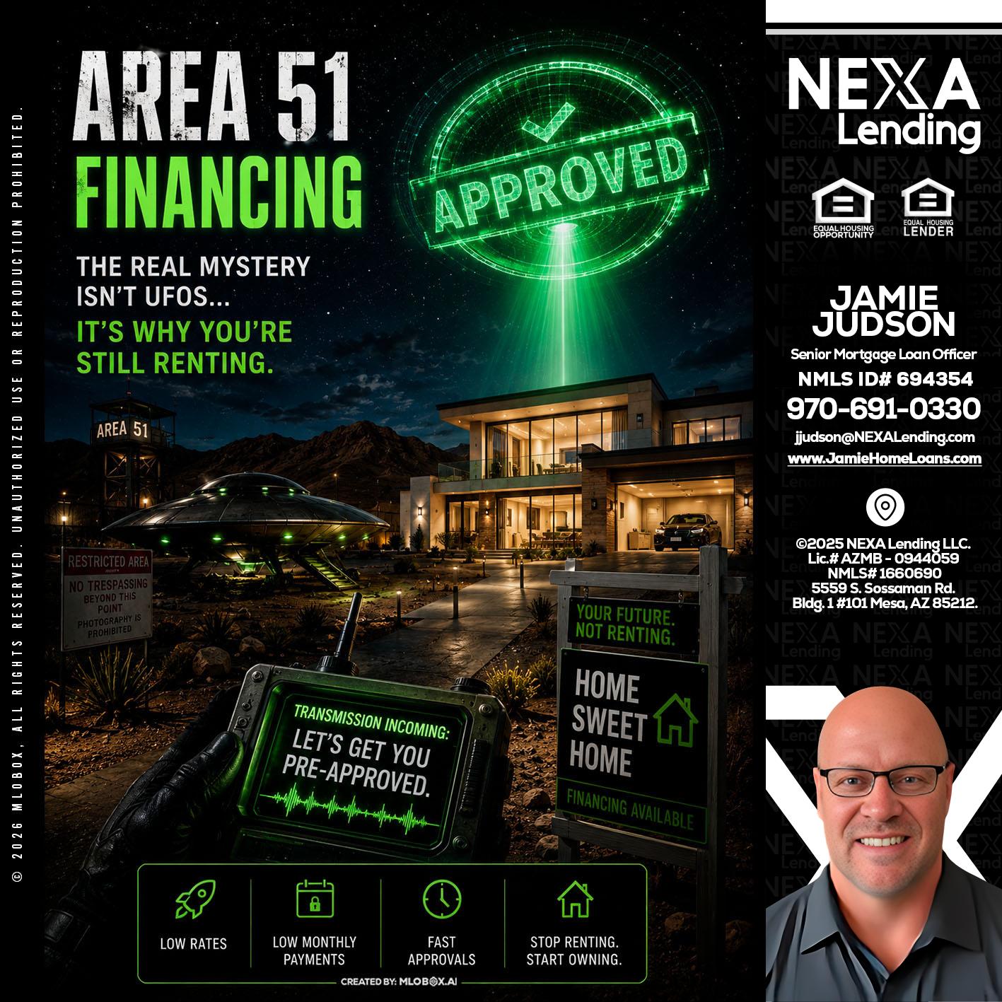 AREA 51 - Jamie Judson -Senior Mortgage Loan Officer