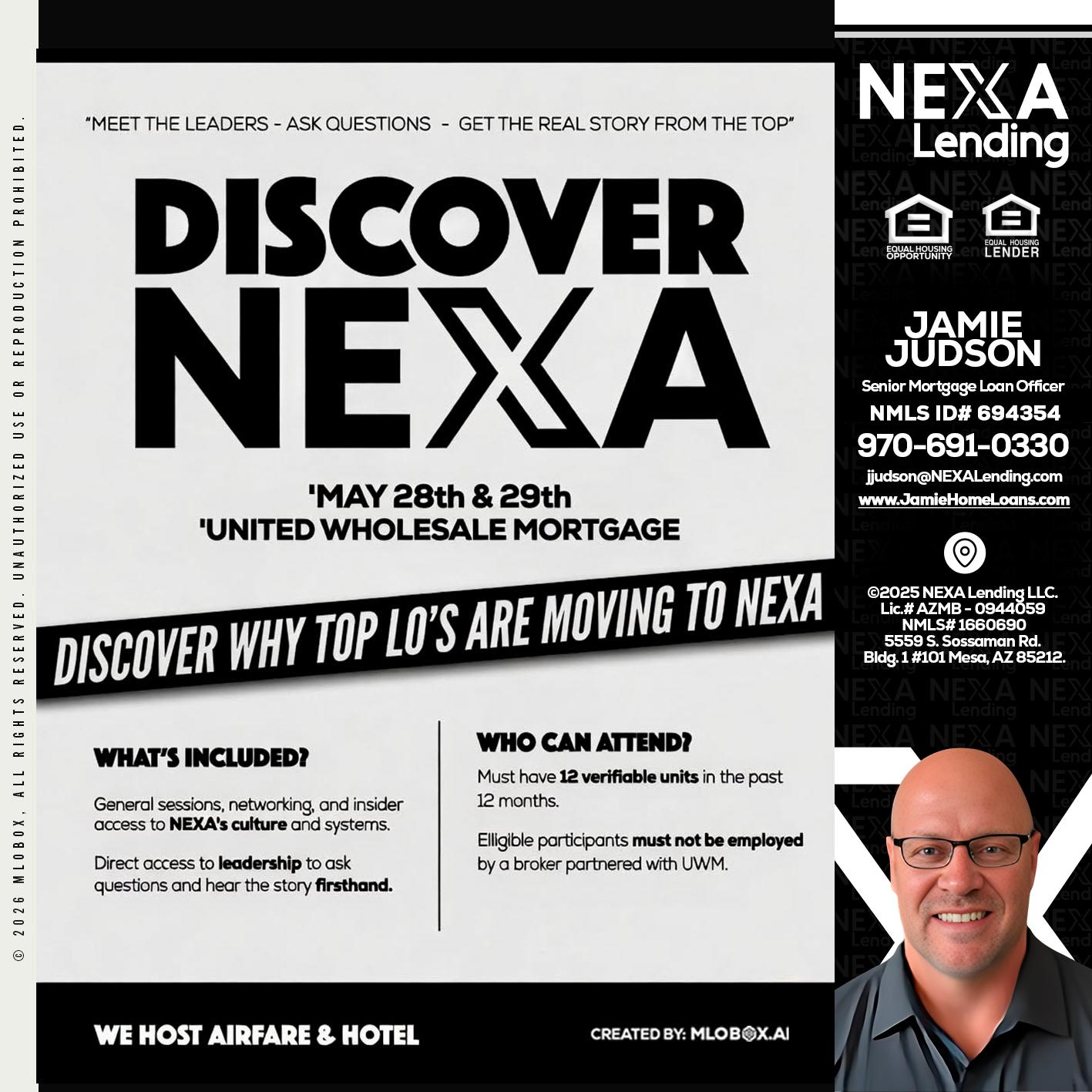 DISCOVER NEXA - Jamie Judson -Senior Mortgage Loan Officer