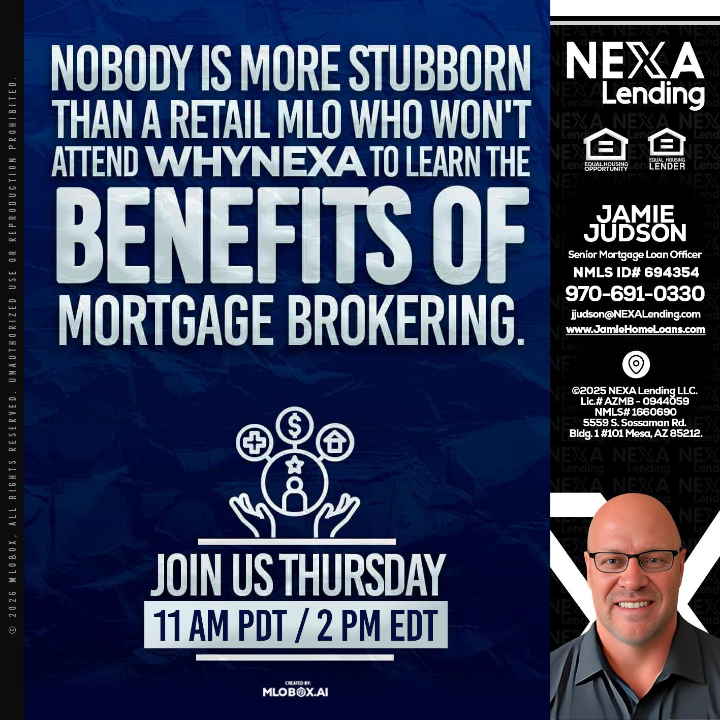 WHY NEXA - Jamie Judson -Senior Mortgage Loan Officer