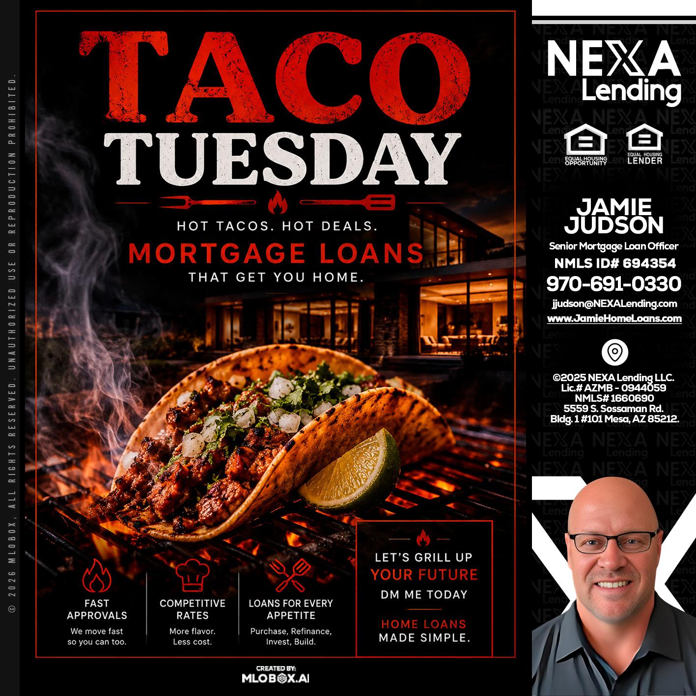 TACO TUESDAY - Jamie Judson -Senior Mortgage Loan Officer