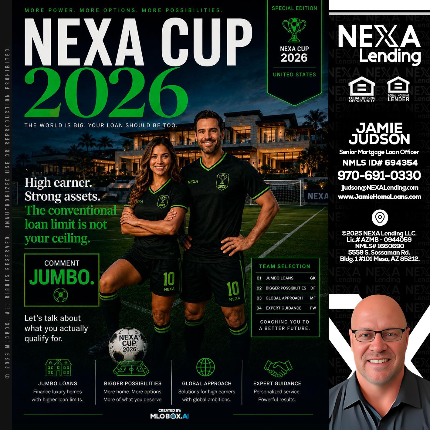 NEXA CUP 2026 - Jamie Judson -Senior Mortgage Loan Officer