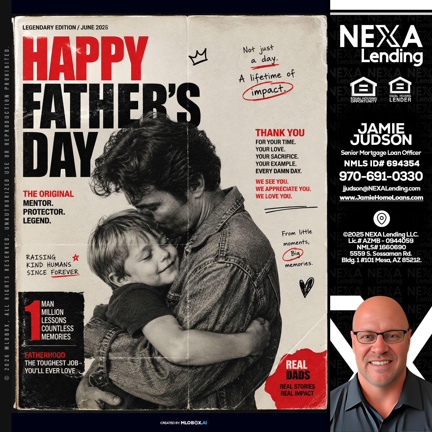 HAPPY FATHERS DAY - Jamie Judson -Senior Mortgage Loan Officer