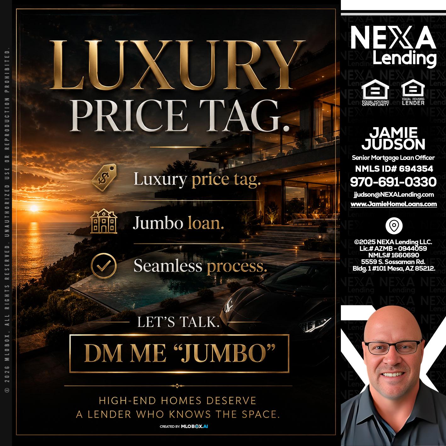 LUXURY PRICE - Jamie Judson -Senior Mortgage Loan Officer