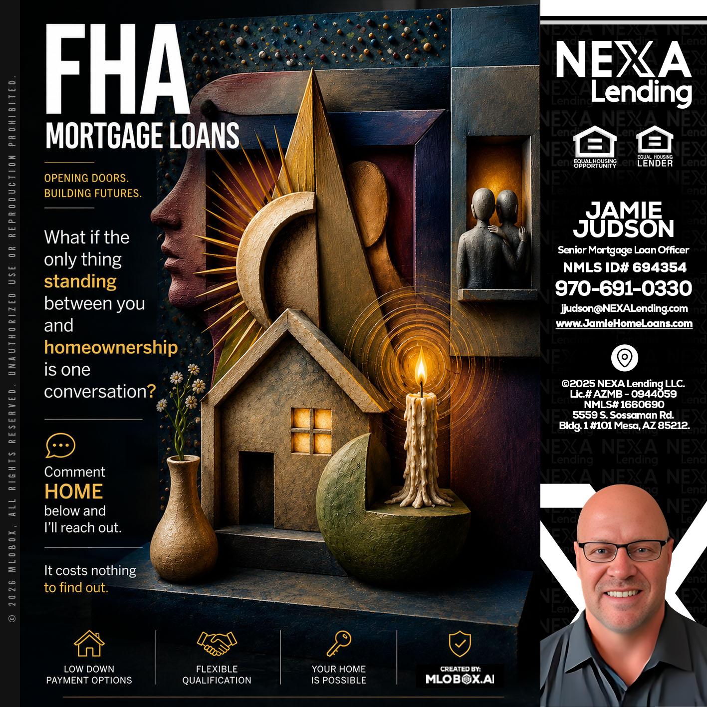 FHA - Jamie Judson -Senior Mortgage Loan Officer