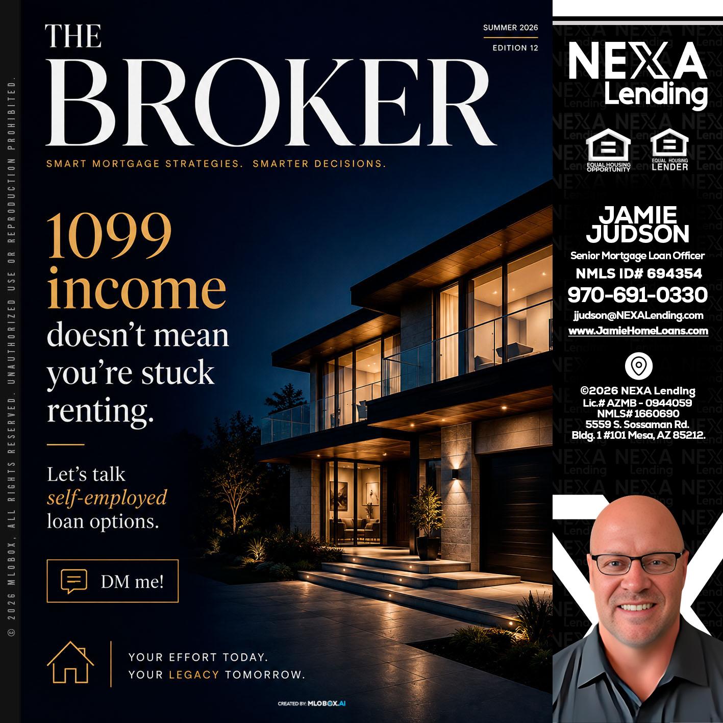 THE BROKER - Jamie Judson -Senior Mortgage Loan Officer