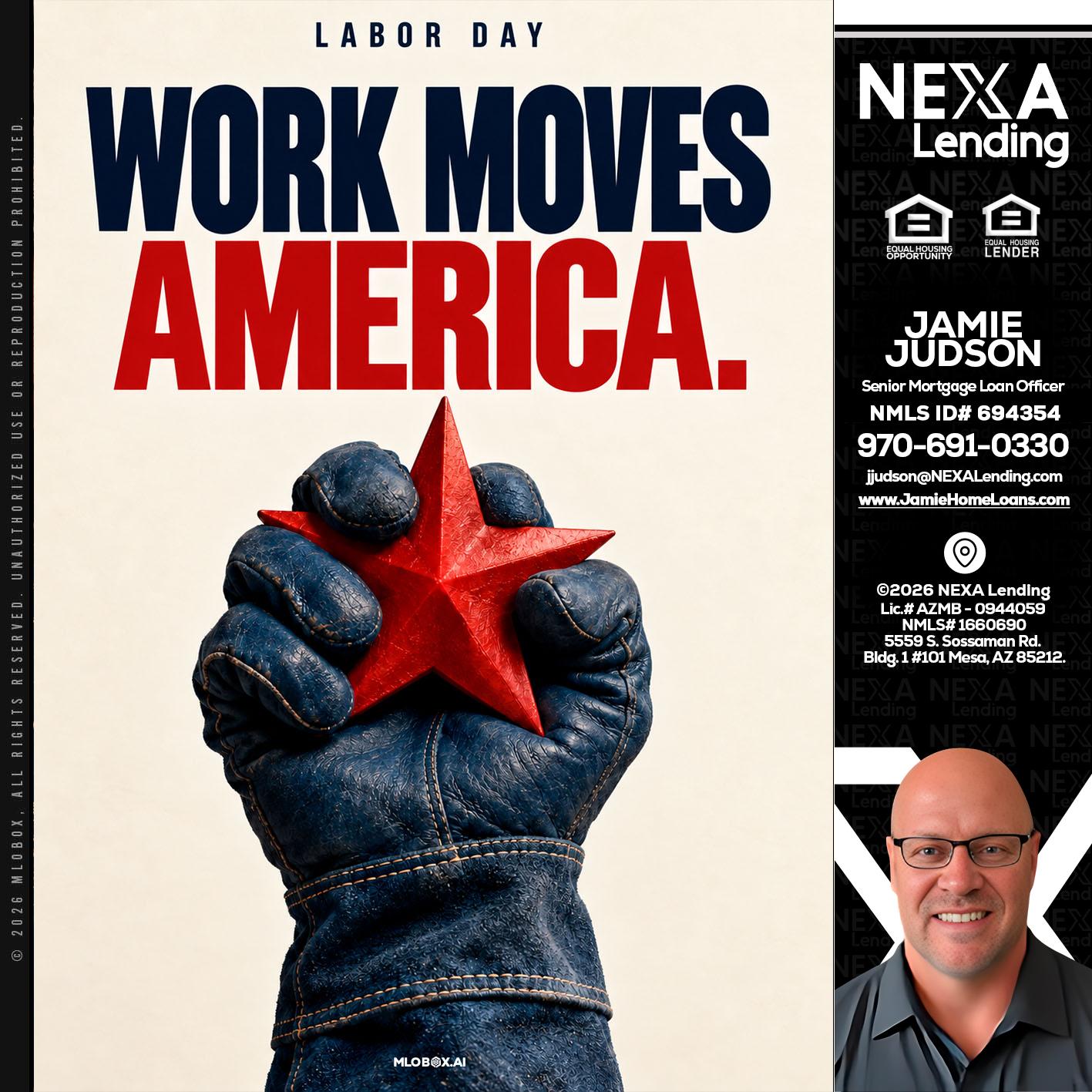 WORKS MOVES AMERICA - Jamie Judson -Senior Mortgage Loan Officer