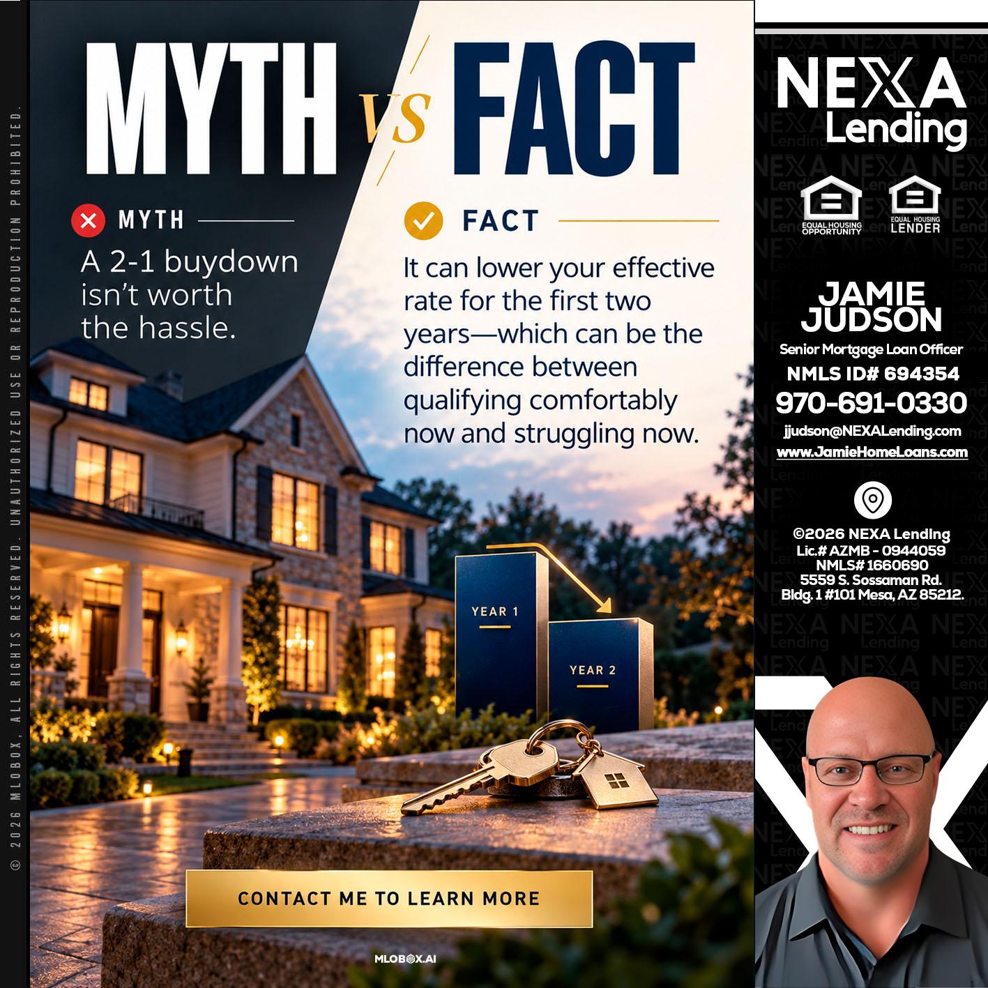 MYTH VS FACT - Jamie Judson -Senior Mortgage Loan Officer
