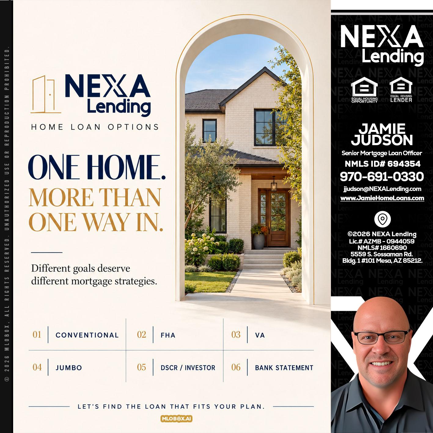 ONE HOME - Jamie Judson -Senior Mortgage Loan Officer